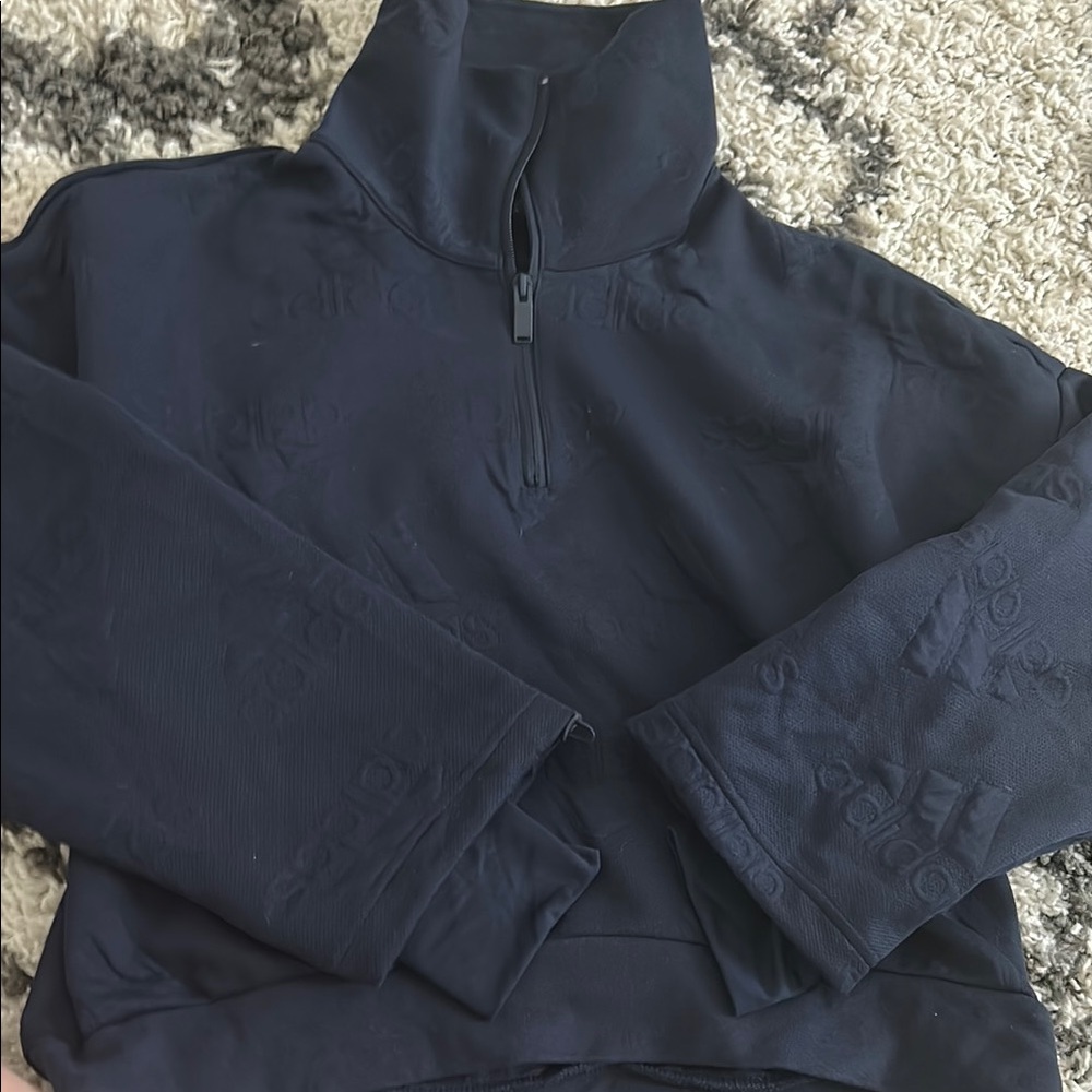 Men's Black Half-Zip Sweater